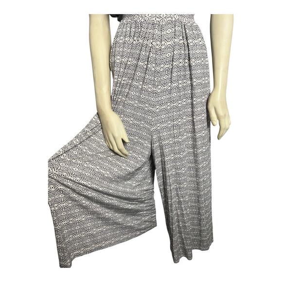 Maeve Jamie One Shoulder Wide Leg Crop Jumpsuit XS Boho One Shoulder Outfit - Picture 7 of 10